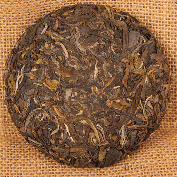 普洱茶生茶 古树茶叶 100g高山韵小饼 普洱七子饼茶 Raw Pu'er Tea, Ancient Tree Tea, 100g Alpine Rhyme Small Cake, Pu'er Seven Sons Cake Tea