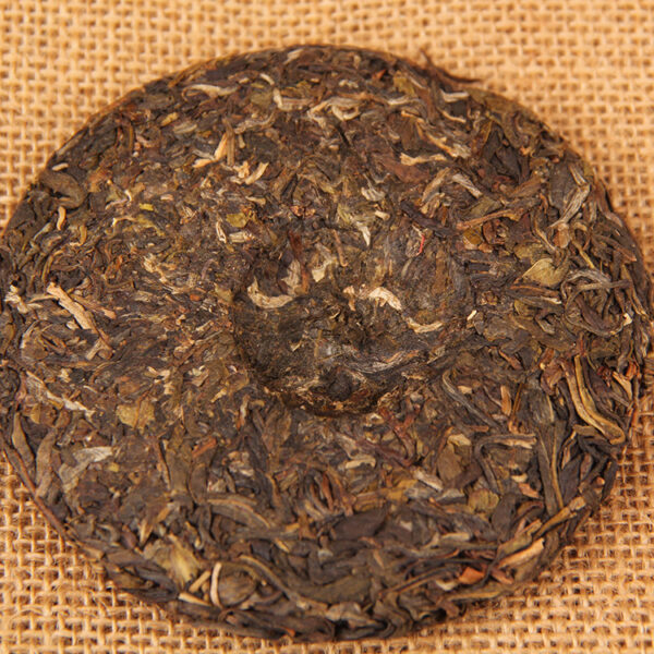 普洱茶生茶 古树茶叶 100g高山韵小饼 普洱七子饼茶 Raw Pu'er Tea, Ancient Tree Tea, 100g Alpine Rhyme Small Cake, Pu'er Seven Sons Cake Tea