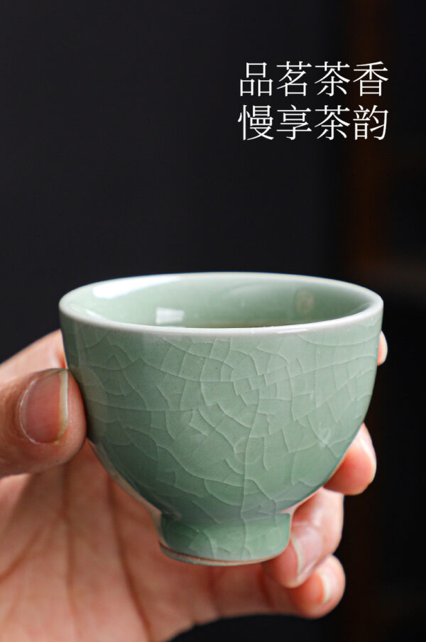 哥窑茶具套装功夫茶高档礼盒伴手礼批发陶瓷茶壶茶杯功夫家用全套 Geyao Tea Set, Kung Fu Tea Premium Gift Box, Souvenir, Wholesale, Ceramic Teapot and Cups, Complete Set for Home Kung Fu Tea Use