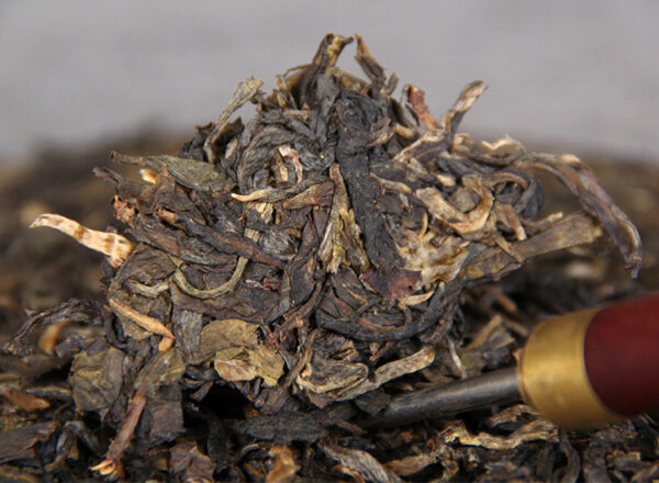 2009年陈年生茶 云南南糯山乔木七子圆茶 饼 357g 2009 Aged Raw Tea, Yunnan Nannuo Mountain Arbor Seven Sons Round Tea Cake, 357g