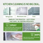 Oil stain remover, stove cleaner, grease remover, kitchen cleaner, range hood cleaner, powerful oil stain remover