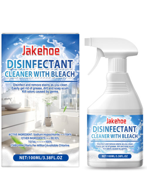 Jakehoe Bathroom Cleaning Spray Bathroom Stain Scale Cleaning Bathtub Cleaning Multi-Purpose Cleaner