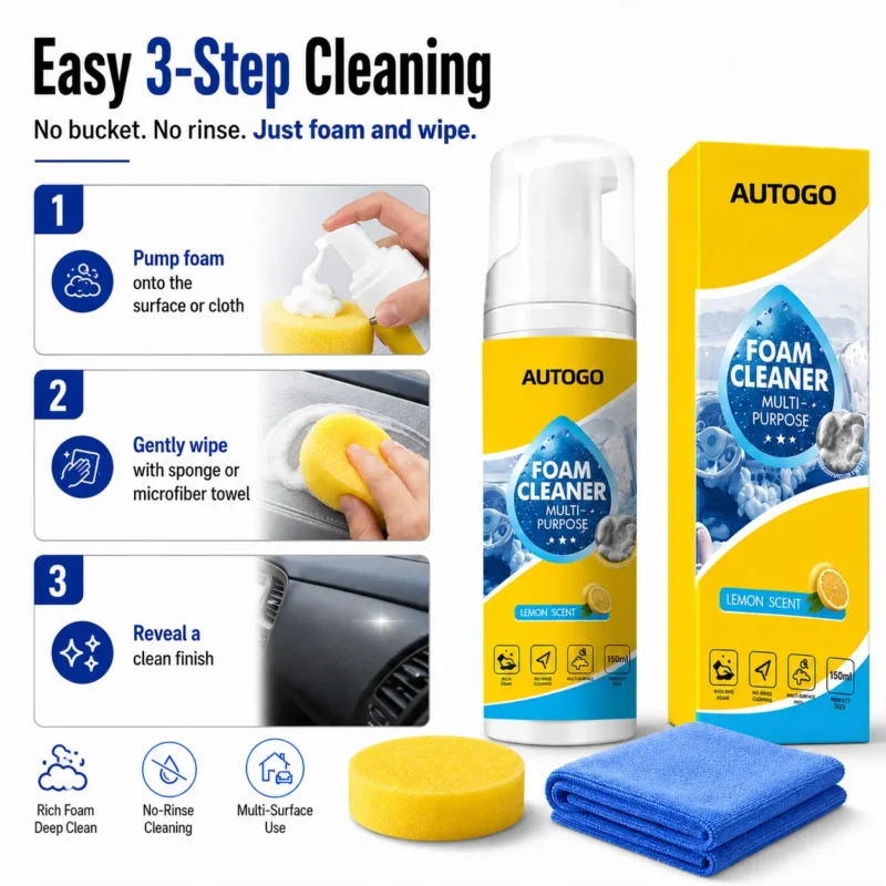 Multi-Surface Foam Cleaner 150ml | Lemon Scent