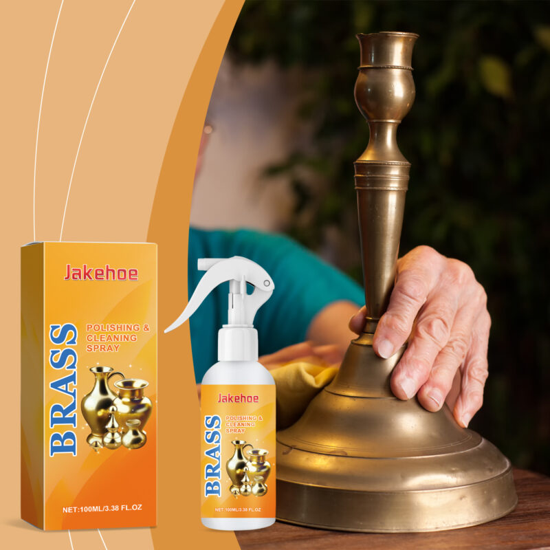572276558 Jakehoe Brass Polishing Cleaning Spray Decontamination Polishing Bright Gentle Maintenance Brass Care Spray