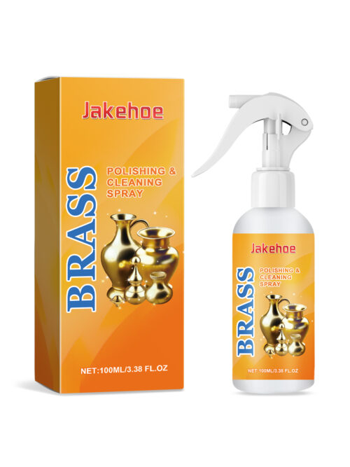 Jakehoe Brass Polishing Cleaning Spray Decontamination Polishing Bright Gentle Maintenance Brass Care Spray