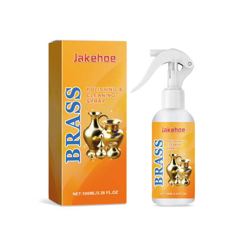 572276557 Jakehoe Brass Polishing Cleaning Spray Decontamination Polishing Bright Gentle Maintenance Brass Care Spray