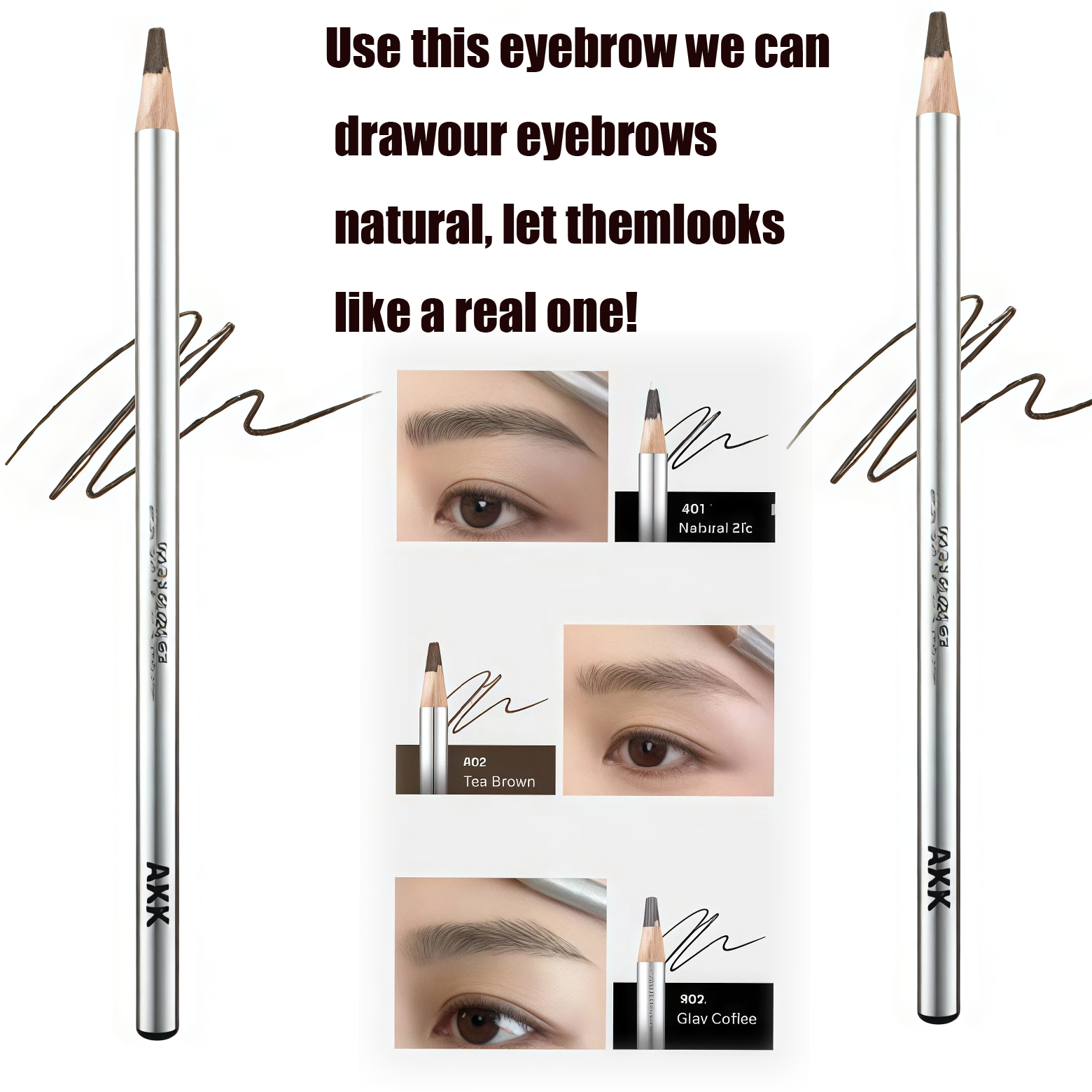 AKK Miroblading Eyebrow Pencil(2 boxes) | PayPal Accepted - Image 2