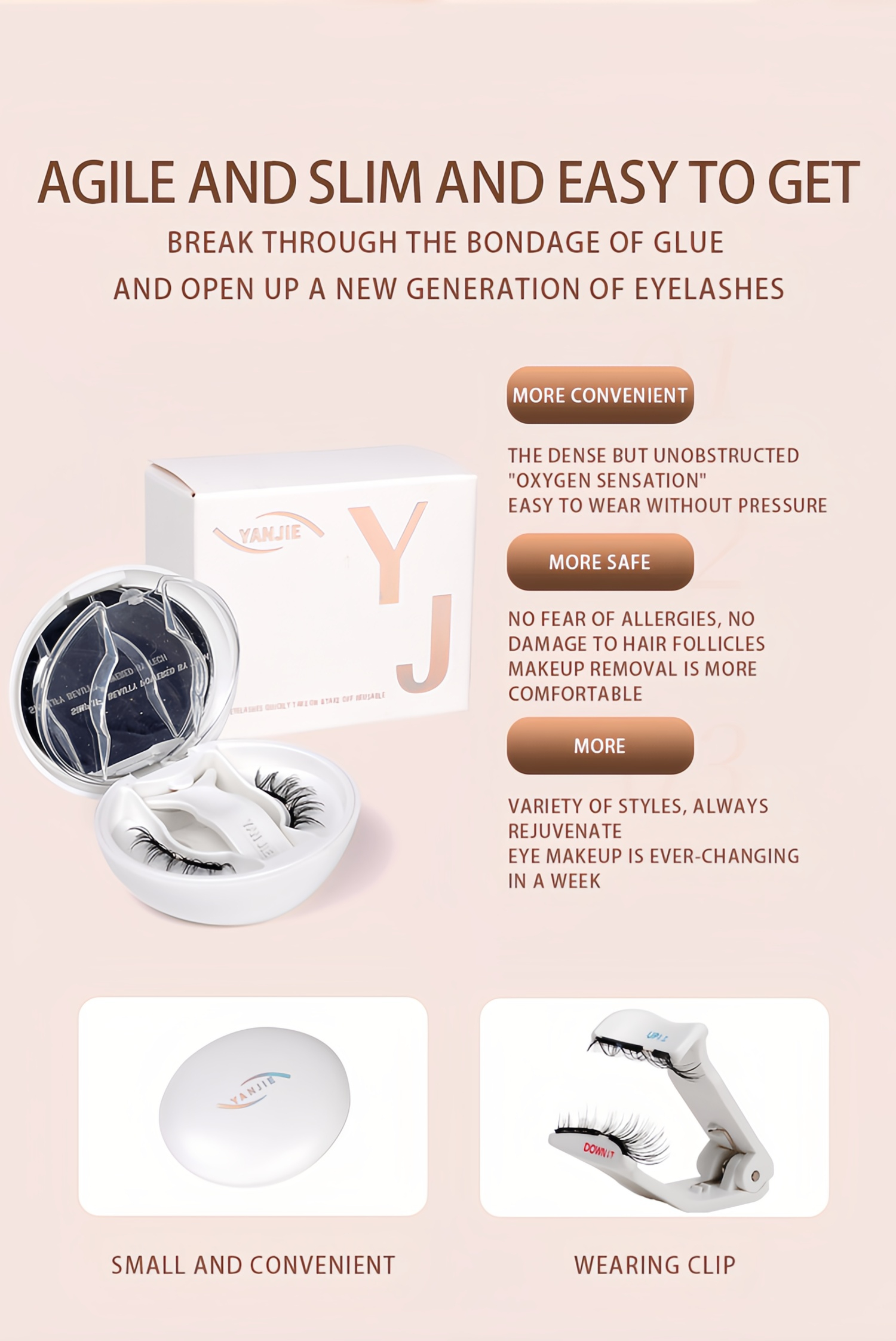 Must-Have Natural Fluffy Eyelashes Curly Wispy Lashes Instant Eye Beauty | PayPal Accepted - Image 4