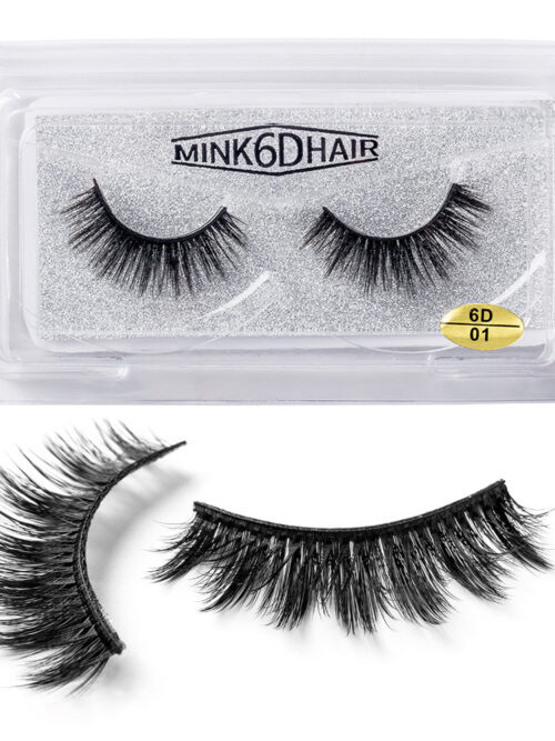 576363204 New False Eyelashes Eyelashes Cross Exaggerated Eyelashes 3D Three Dimensional Thick Imitation Mink False Eyelashes 25mm