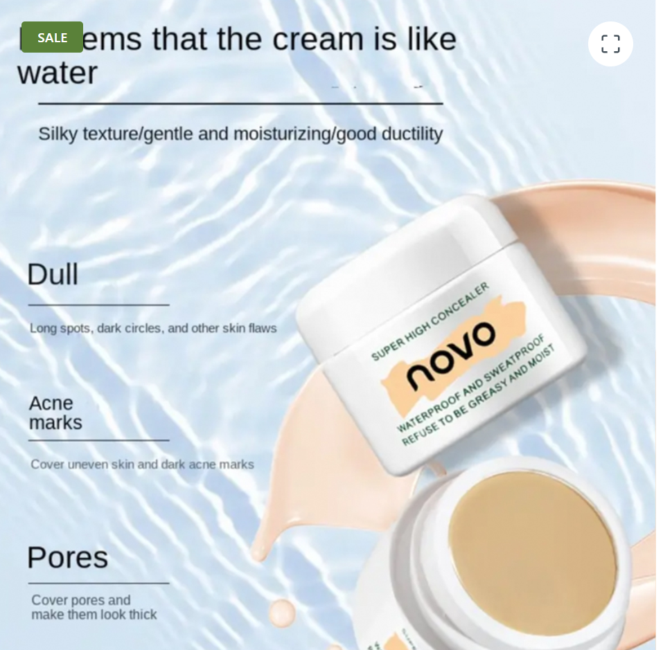 Silky Full Coverage Concealer Cream - Image 6
