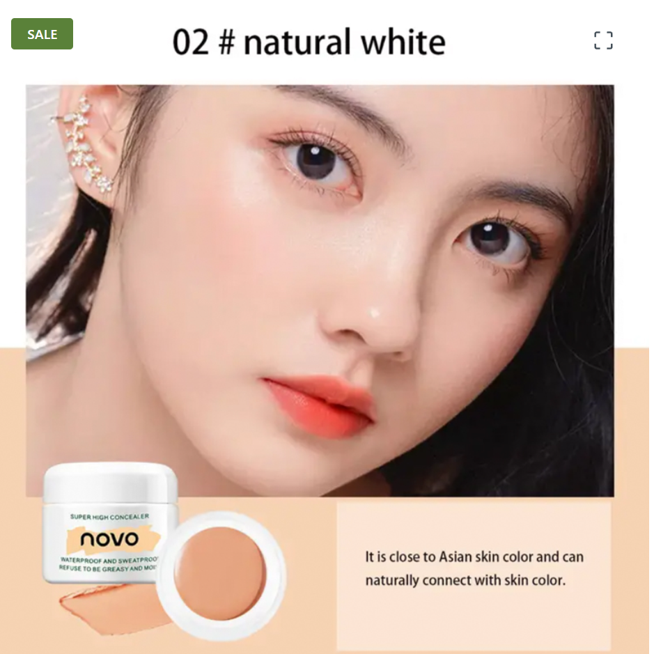 Silky Full Coverage Concealer Cream - Image 2